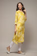 Coral LIVA Straight Printed Kurta image number 4