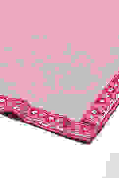 Magenta Cotton Blend Straight Printed Kurta Suit Set image number 3