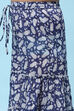 White and Blue Cotton Dobby Printed Suit Set image number 2