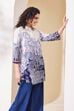 Black Viscose Rayon Straight Kurta image number 4