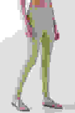 Gold Nylon Blend Leggings image number 3