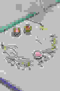 Light Pink Alloy Necklace Set image number 0