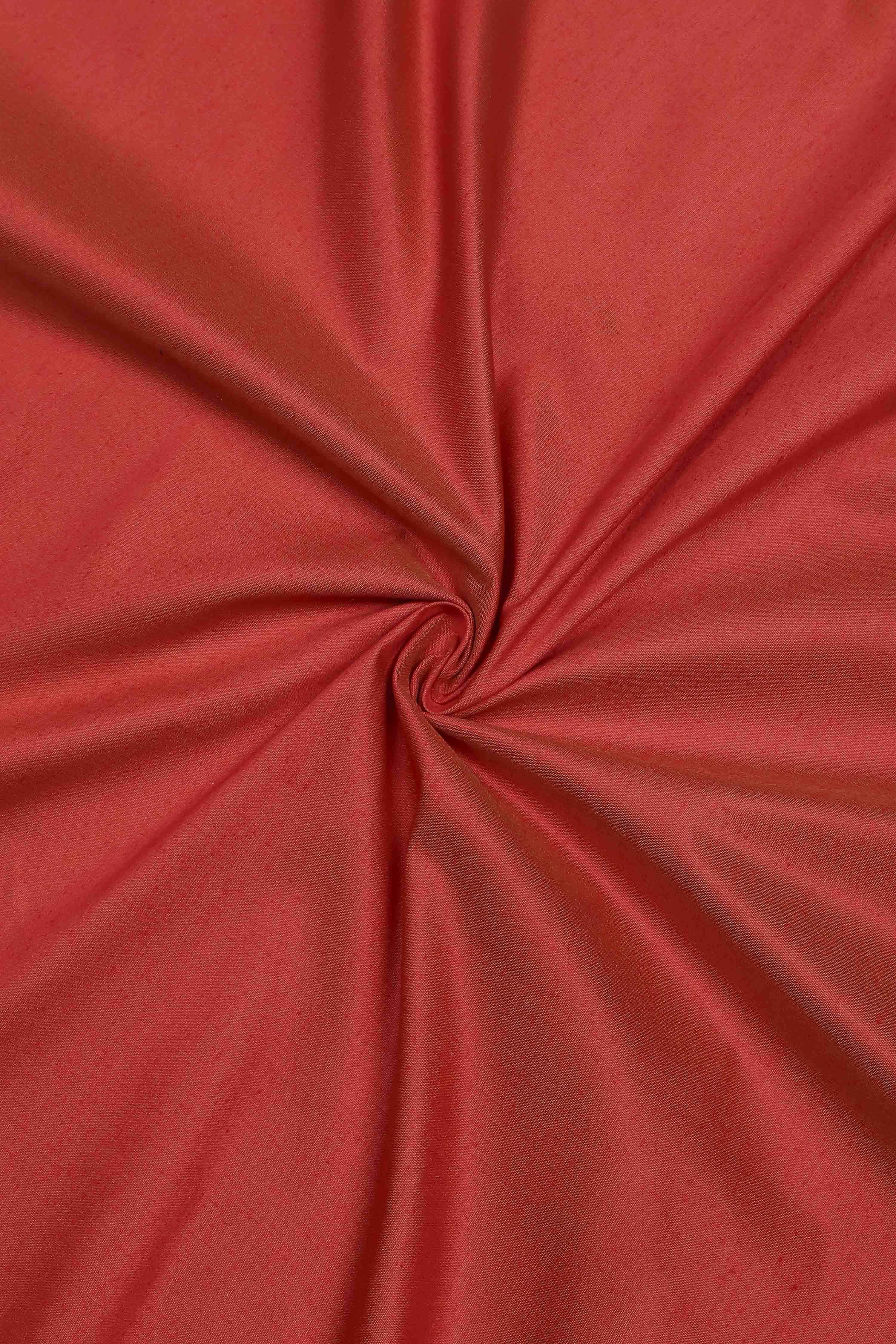 Rust Banarasi Chanderi Banarasi Print Unstitched Suit Set image number 2