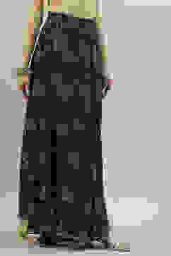 Black Rayon Palazzo image number 3