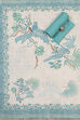 Blue Linen Unstitched Suit Set image number 2