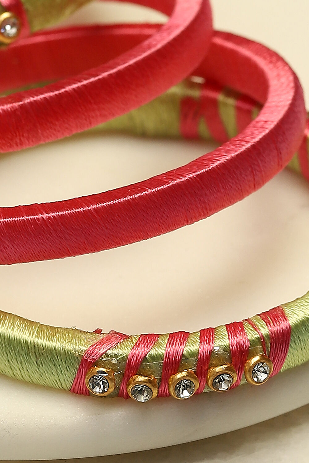 Green & Pink Kids Bangles image number 1