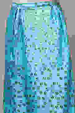 Blue LIVA Relaxed Palazzo image number 1