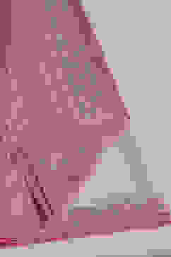 Light Pink Cotton Flared Kurta Churidar Suit Set image number 2