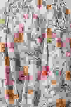 Multi-coloured Printed Asymmetric Kurta Relaxed Salwar Suit Set image number 2