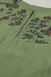 Green Cotton Machine Embroidered Unstitched Suit Set image number 2
