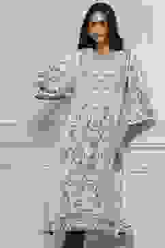 White Cotton Straight Kurta image number 6