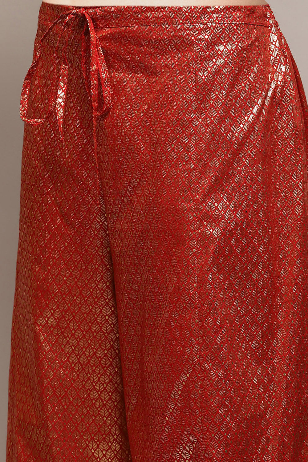 Navy Blue Cotton Straight Printed Kurta Capri Suit Set image number 2