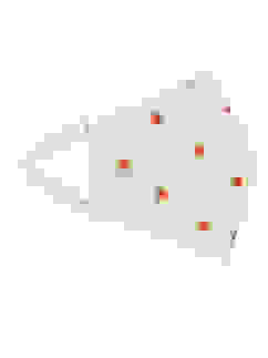 Off White Cotton Straight Kurta Skirt Suit Set image number 3