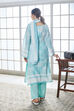 Blue Cotton Blend Digital Print Unstitched Suit Set  image number 3