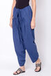 Indigo Cotton Solid Salwar image number 2