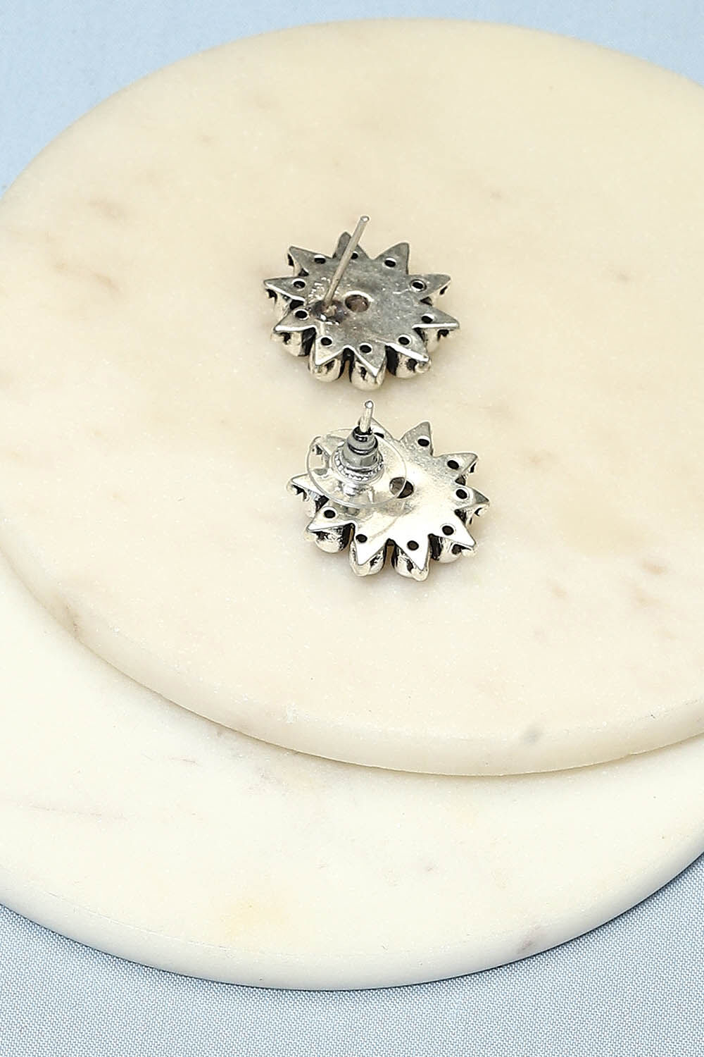 White Brass Earrings image number 2