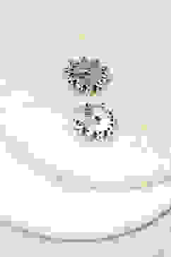 White Brass Earrings image number 2