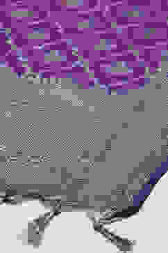 Magenta Poly Brocade Anarkali Yarndyed Kurta Churidar Suit Set image number 3