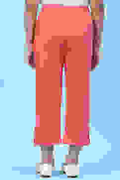 Coral Cotton Solid Pant image number 4