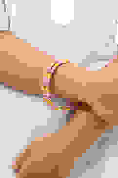 Yellow & Pink Kids Bangles image number 2