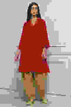 Gold Polyester Salwar image number 0