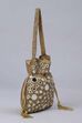 Gold Fabric Potli Bag image number 3