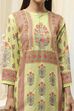Green Printed Straight Kurta image number 1