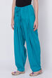 Navy Blue Cotton Solid Salwar image number 2