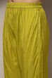 Lime Organza Unstitched Suit set image number 3