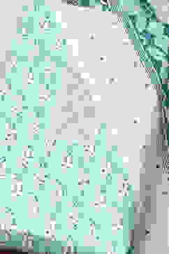 Blue Cotton Printed Unstitched Suit Set image number 1