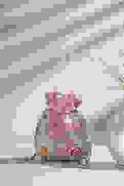 Pink Fabric Potli Bag image number 0