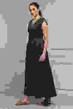 Olive Green Cotton Straight Solid Jumpsuit image number 2