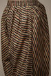 Black Cotton Hand Block Print Unstitched Suit Set image number 7