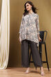 Grey Polyester Palazzo Pants image number 0