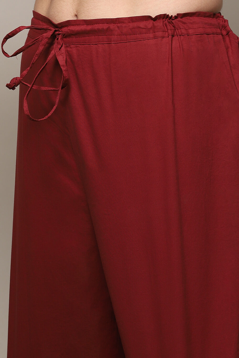 Rust Cotton Straight 2 Piece Set image number 2