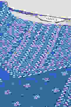 Royal Blue LIVA Straight Printed Kurti image number 1