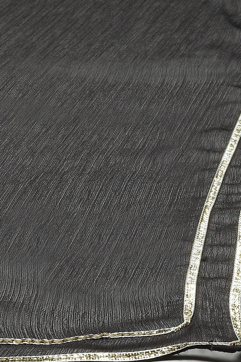 Orange Printed Viscose Straight Kurta Regular Pants Suit Set image number 3