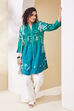Green Viscose Rayon Straight Kurta