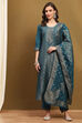 Mustard Yellow Silk Blend Woven Unstitched Suit Set image number 1