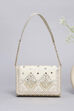 Ivory Polycotton Clutch image number 2