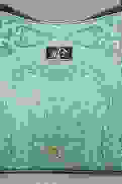 Green PU Tote Bag image number 6