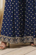 Ivory Georgette Embroidered Peplum Suit Set image number 7