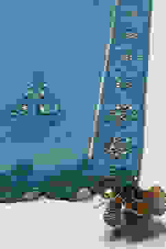 Teal Cotton Anarkali Kurta Skirt Suit Set image number 2