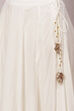 Off White Flared Kurta Skirt Kurta Skirt Suit Set image number 3