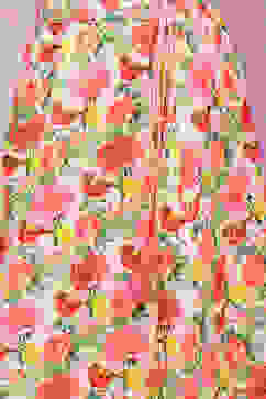 Coral Cotton Girls Lehenga Set image number 2