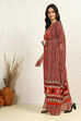 Green Cotton Printed Unstitched Suit Set image number 4