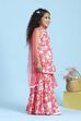 Coral Cotton Printed Straight Garara Suit Set image number 5