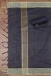 Rust Poly Silk Banarasi Unstitched Suit Set image number 3