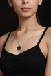 Golden Formal Necklace Set image number 1