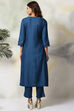 Fuchsia Rayon Straight Kurta Pants Set image number 5